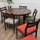 Table à manger en palissandre, 4 à 6 personnes