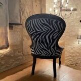 Vintage Zebra Armchair