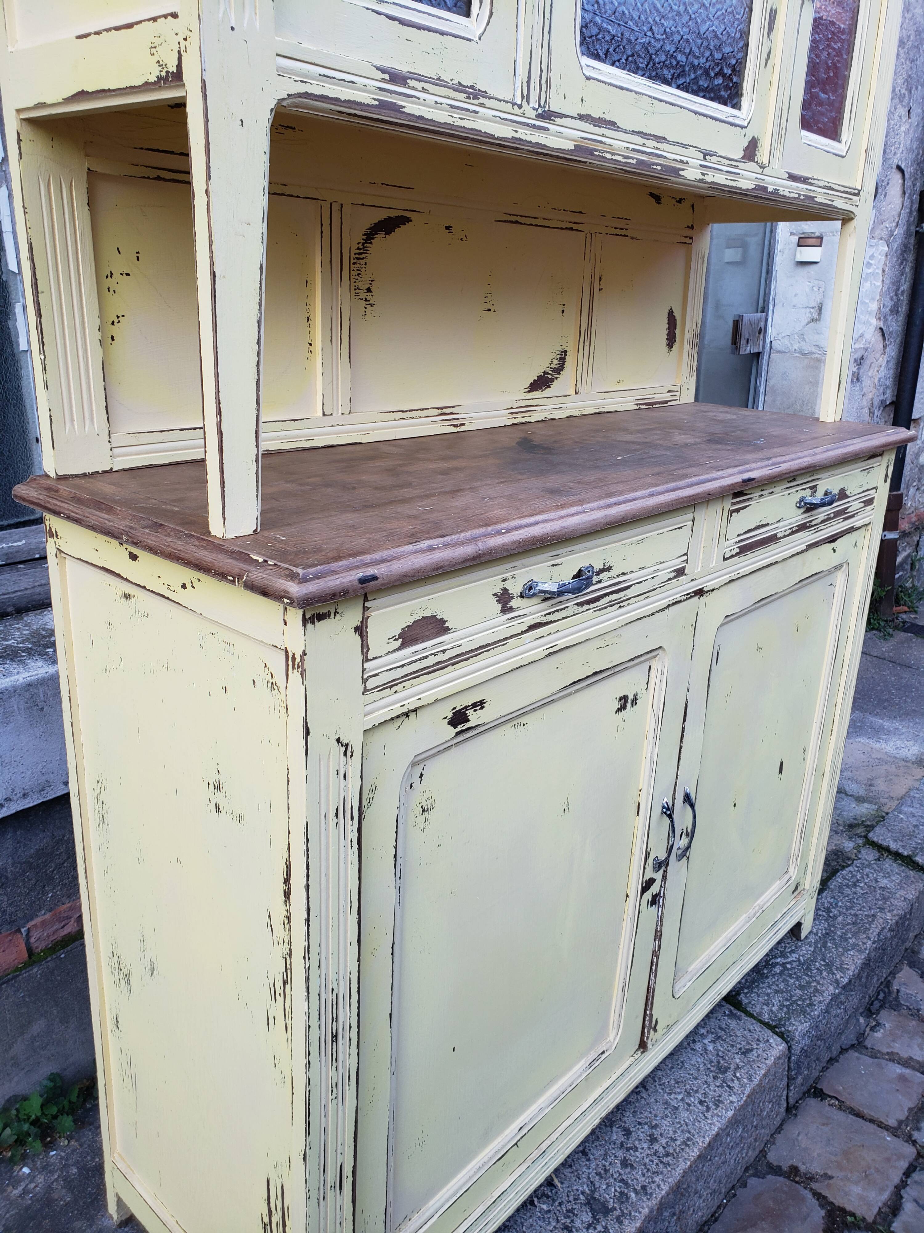 Buffet double soft yellow patina