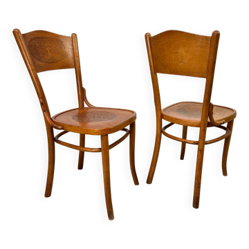 Bentwood dining chairs by Thonet