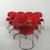 Ten 1970s chairs attributed to Gastone Rinaldi