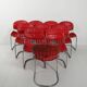Ten 1970s chairs attributed to Gastone Rinaldi