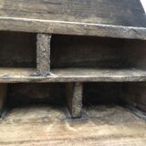 Shelf antique wooden grocery store