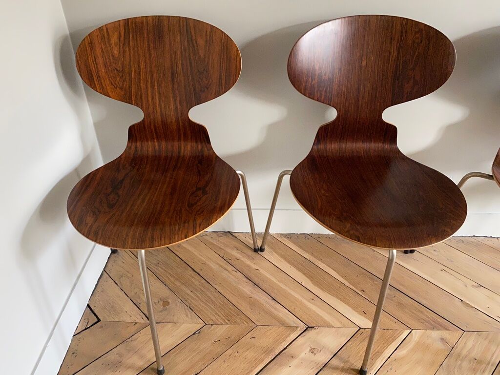 Series of 4 chairs Ant by Arne Jacobsen for Fritz Hansen