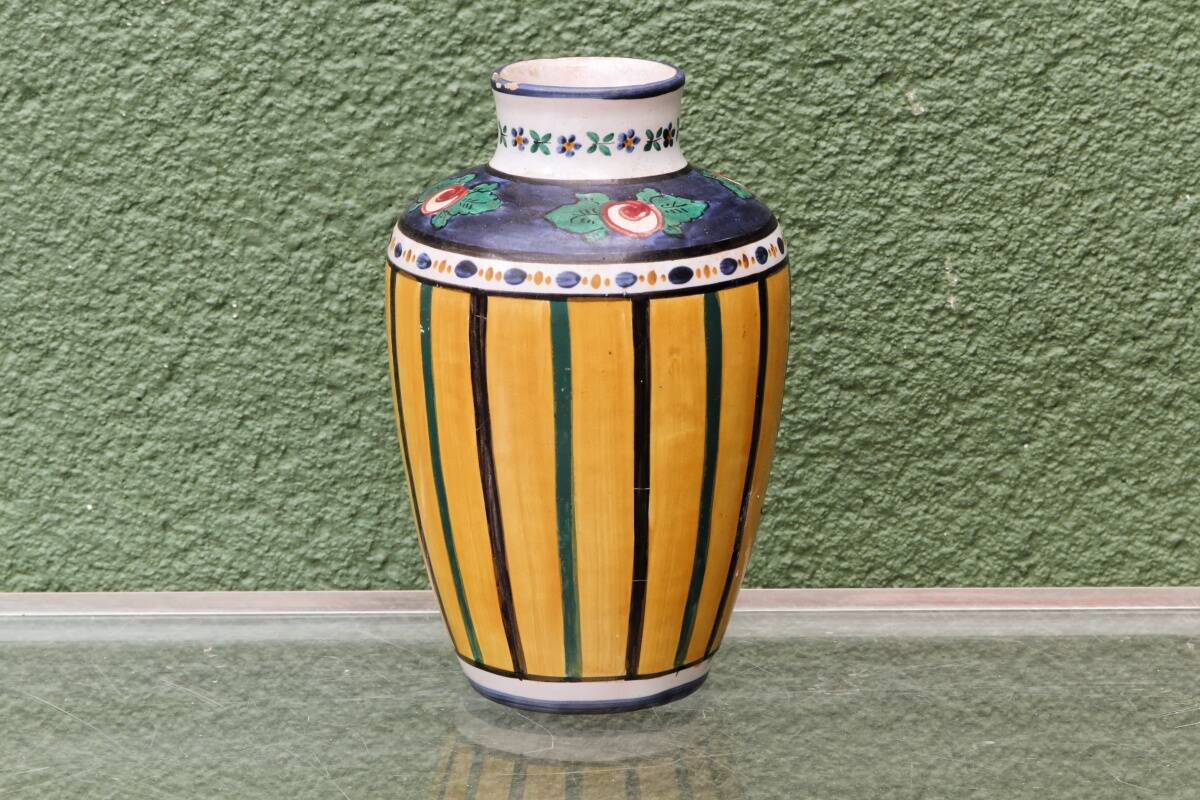 Glazed terracotta vase, signed Alfred Renoleau, 1930s.