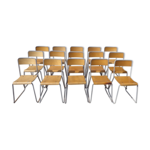 set de 15 chaises vintage