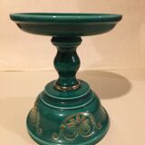 Ceramic standing candle holder, signed AB