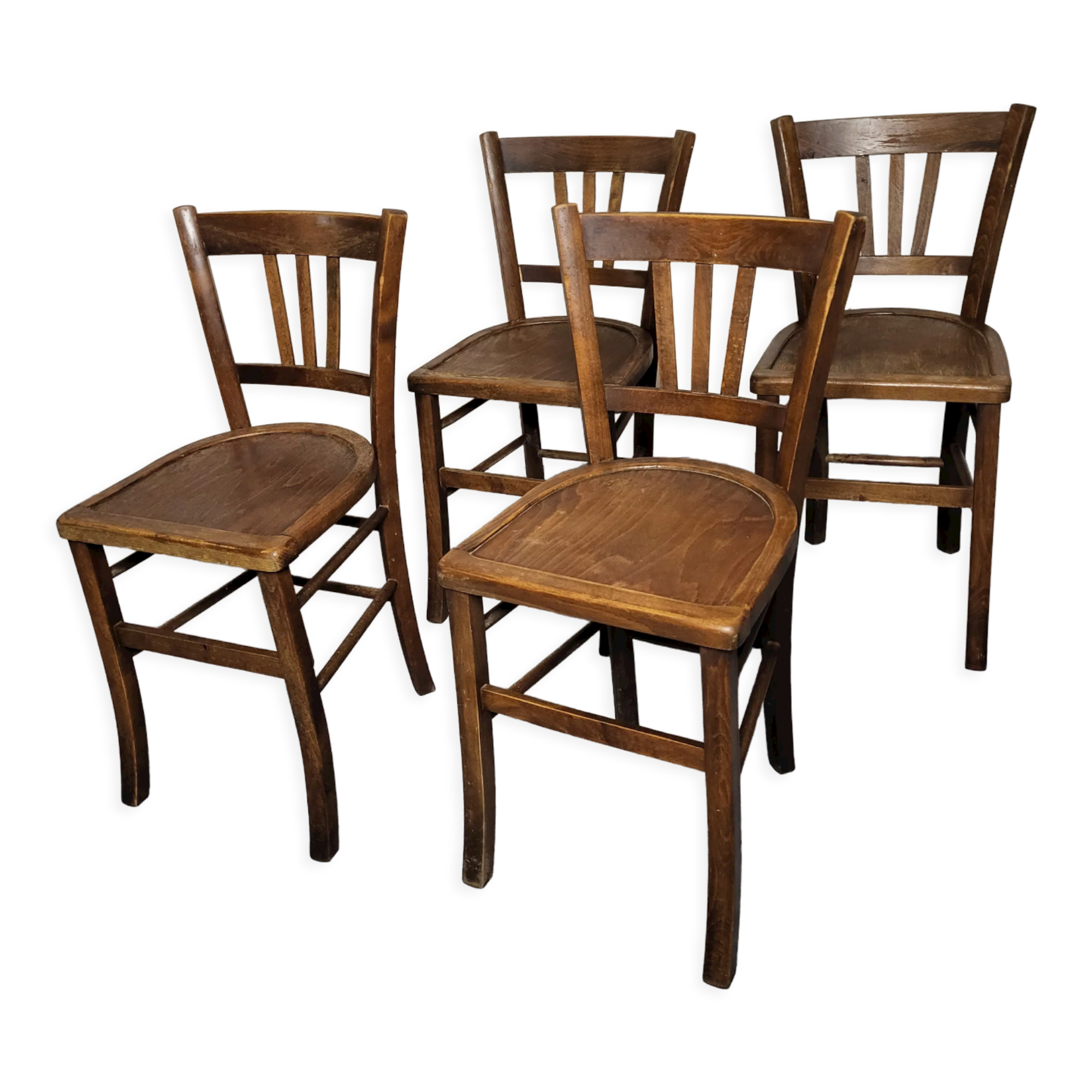 4 chaise bistrot bois