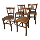 4 chaise bistrot bois