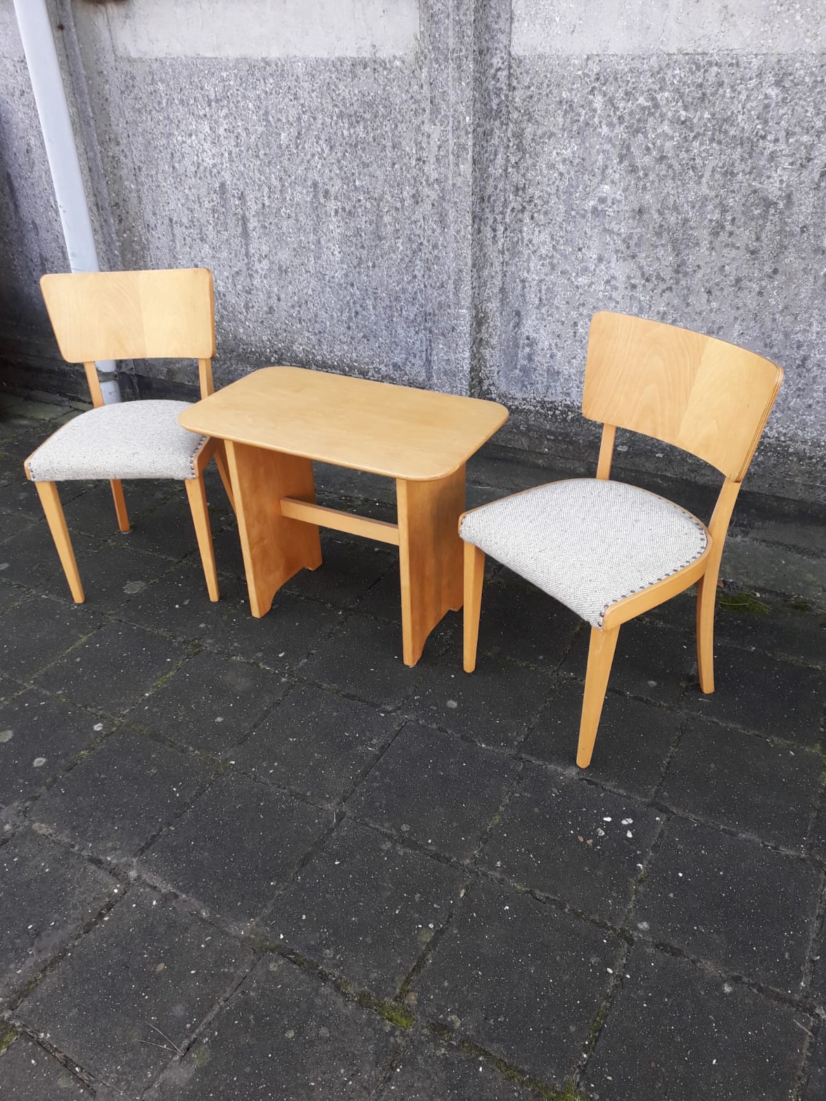 Chairs and table 1950