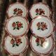 6 assiettes à dessert anciennes Digoin et Sarreguemines