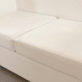 Throw Away sofa by Willie Landels for Zanotta 1965 in white vinyl