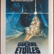 Original movie poster canvas "Star Wars" Star Wars 60x80cm 1977