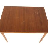 Table de salle à manger "portefeuille" en teck, Suède, 1960