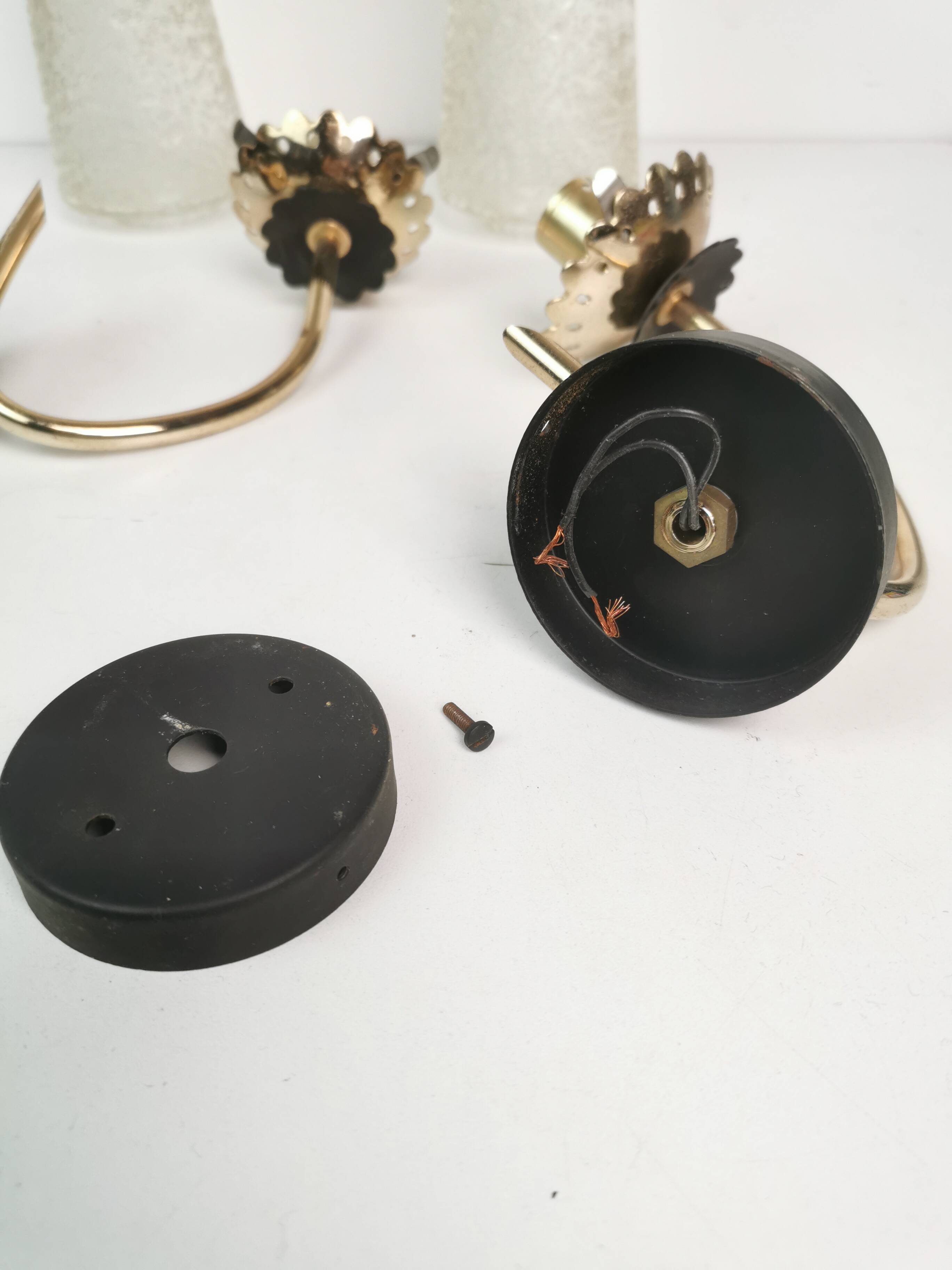 Pair of vintage wall lights