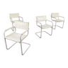 Set of 4 Cantilever chairs by Matteo Grassi