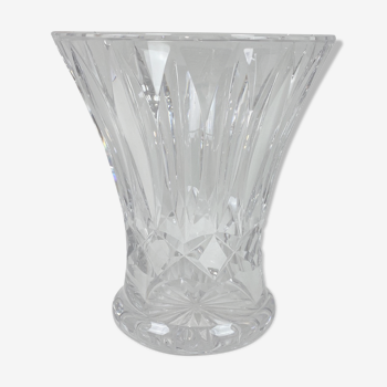 Vase cristal transparent forme tulipe
