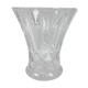 Transparent crystal vase tulip shape