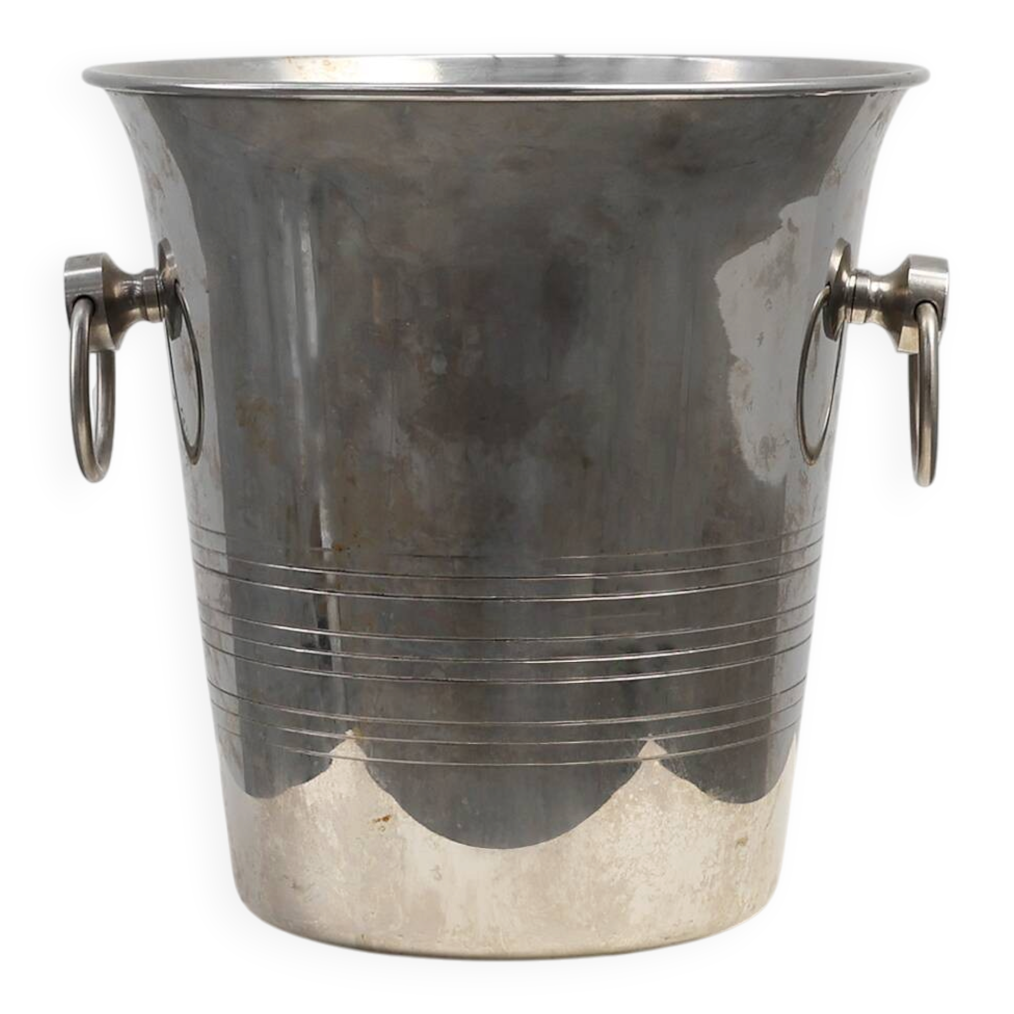 Art Deco silver plated Wine Cooler, France 1930s