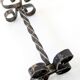 Set of 6 vintage wrought iron knife rests, France, 1970s