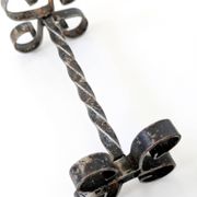 Set of 6 vintage wrought iron knife rests, France, 1970s