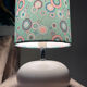 Lampe à poser. Abat-jour fait main.