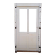 Porte ancienne vitrée 211,5x105,5cm et son cadre porte d'entrée