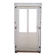 Porte ancienne vitrée 211,5x105,5cm et son cadre porte d'entrée