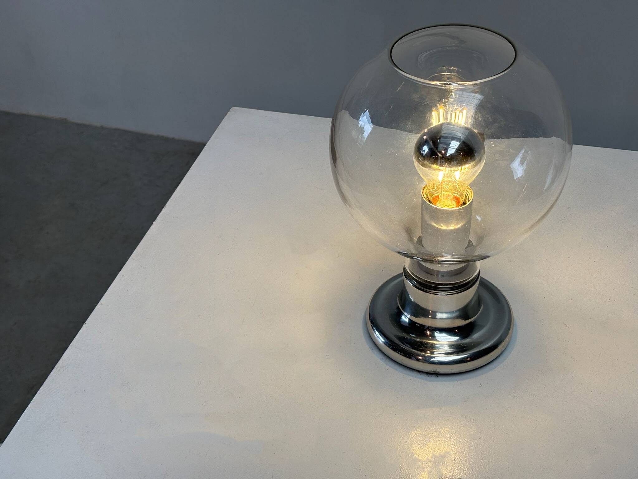 Lampe de table chromée Cosack Leuchten