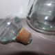 Glass bottle with its cap