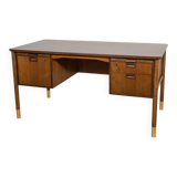 Mid-century teak desk by Sten Blomberg for Seffle Möbelfabrik, Sweden, 1960s