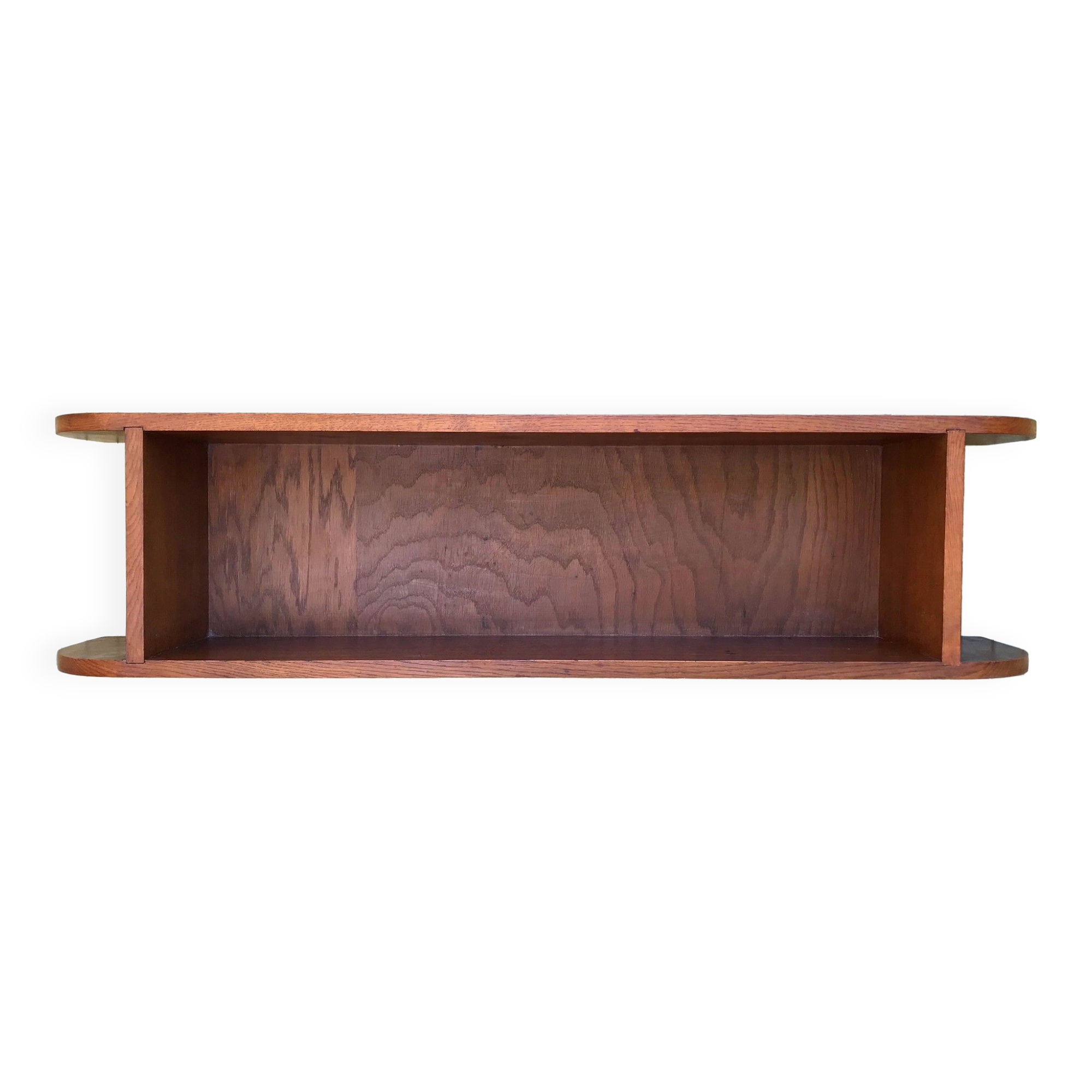 Vintage oak wall shelf