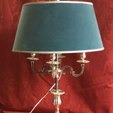 Silver bronze hot water bottle lamp