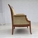 1950s, 2 seater Danish highback sofa, furniture velour, laqered teak wood.