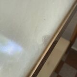 Table d’appoint laiton marbre années 60