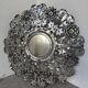 Vintage Mexican metal large mirror