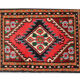 Tapis persan vintage, oriental tissé à la main Mat- 37x55cm