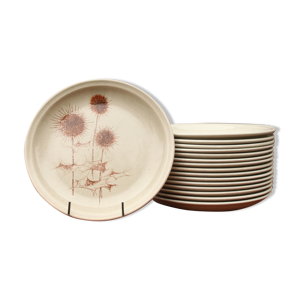 assiettes plates Sarreguemines