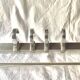 Large vintage aluminum wall coat rack