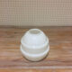 White glass suspension globe