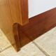 Vintage teak storage unit with shelves and drawer circa 1970s