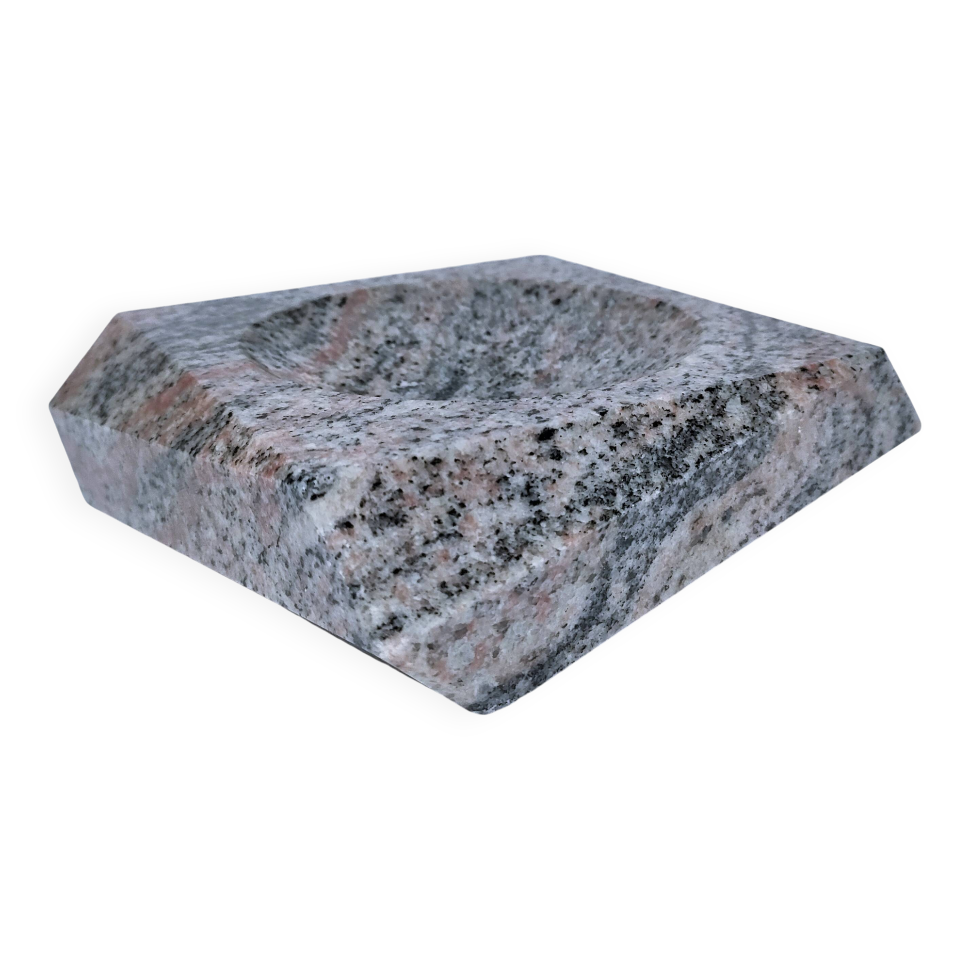 Pink granite pocket emptier from the 80s