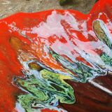 Large ceramic dish vallauris