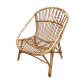 Vintage rattan armchair
