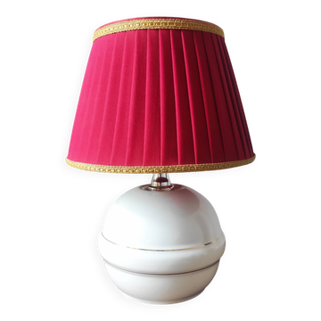 Lampe boule vintage en céramique