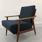 Paire de Fauteuils en teck danois vintage, années 1970