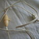 Opaline lamp 1970s vintage