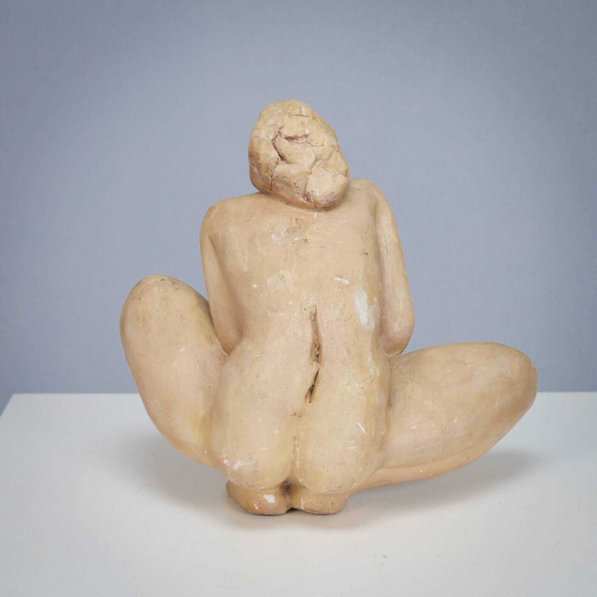 Group of four female sculptures by Francine Govers, Netherlands, 1990s