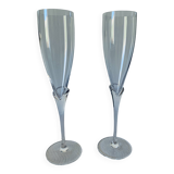 Rosenthal Crystal Champagne Flute Duo