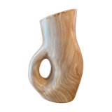 Ceramic pitcher imitation wood